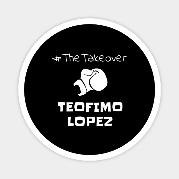 Teofimo Lopez King of Boxing Magnet by Yasna